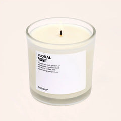 Floral Rose Candle
